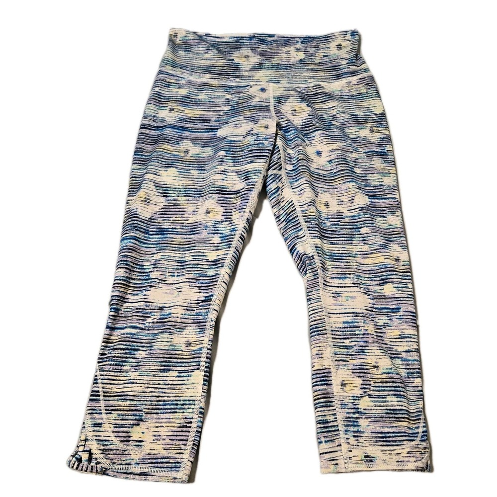Lululemon Wunder Under High-Rise Blurry Belle Cropped Leggings Size 8